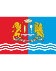 Flag: Ivanovo Oblast |  landscape flag | 1.35m² | 14.5sqft | 90x150cm | 3x5ft 