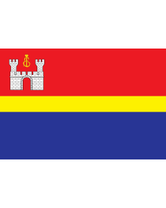 Flag: Kaliningrad Oblast |  landscape flag | 0.96m² | 10sqft | 80x120cm | 2.5x4ft 