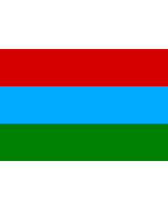 Flag: Republic of Karelia  |  landscape flag | 2.16m² | 23sqft | 120x180cm | 4x6ft 