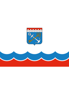 Flag: Leningrad Oblast  |  landscape flag | 0.96m² | 10sqft | 80x120cm | 2.5x4ft 