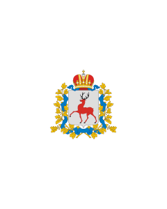 Flag: Nizhny Novgorod Oblast |  landscape flag | 1.5m² | 16sqft | 100x150cm | 3.5x5ft 