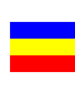 Flag: Rostov Oblast |  landscape flag | 0.375m² | 4sqft | 50x75cm | 1.5x2.5ft 