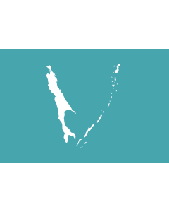 Flag: Sakhalin Oblast |  landscape flag | 0.375m² | 4sqft | 50x75cm | 1.5x2.5ft 