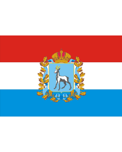 Flag: Samara Oblast |  landscape flag | 0.24m² | 2.5sqft | 40x60cm | 1.3x2foot 