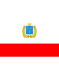 Flag: Saratov Oblast |  landscape flag | 0.24m² | 2.5sqft | 40x60cm | 1.3x2foot 