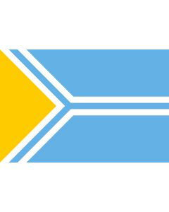 Flag: Tyva Republic |  landscape flag | 2.16m² | 23sqft | 120x180cm | 4x6ft 
