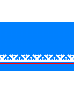 Flag: Yamalo-Nenets Autonomous Okrug |  landscape flag | 2.16m² | 23sqft | 120x180cm | 4x6ft 