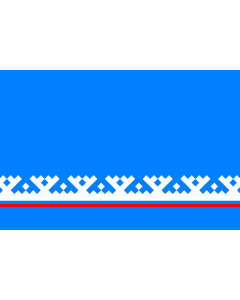 Flag: Yamalo-Nenets Autonomous Okrug |  landscape flag | 0.375m² | 4sqft | 50x75cm | 1.5x2.5ft 