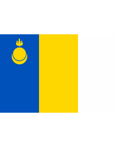 Flag: Agin-Buryatia | Флаг Агинского Бурятского автономного округа |  landscape flag | 2.16m² | 23sqft | 120x180cm | 4x6ft 