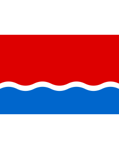 Flag: Amur oblast, Russia |  landscape flag | 1.35m² | 14.5sqft | 90x150cm | 3x5ft 
