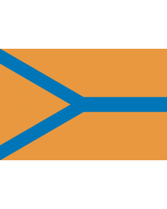 Flag: Cherepovets  Vologda oblast |  landscape flag | 1.35m² | 14.5sqft | 90x150cm | 3x5ft 