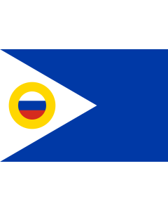 Flagge: Large Chukotka | W3C-validity not checked | Сцяг Чукоцкай аўтаномнай акругі | Флаг Чукотского автономного округа | Прапор Чукотського автономного округу  |  Querformat Fahne | 1.35m² | 90x150cm 