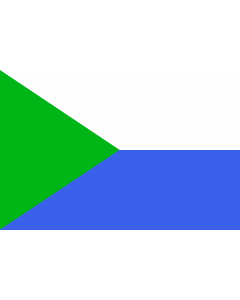 Flag: Khabarovsk Krai |  landscape flag | 2.16m² | 23sqft | 120x180cm | 4x6ft 