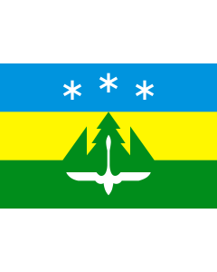 Flag: Khanty-Mansiysk  Khanty-Mansia, Russia |  landscape flag | 2.16m² | 23sqft | 120x180cm | 4x6ft 