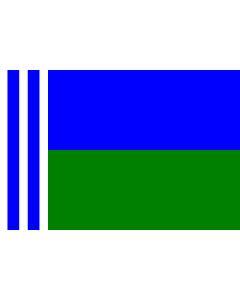 Flagge: XL Kogalym  Khanty-Mansyisky AO | Флаг г  |  Querformat Fahne | 2.16m² | 120x180cm 