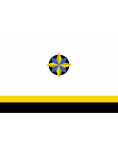 Flag: Kovdorsky rayon, Murmansk oblast, Russia |  landscape flag | 1.35m² | 14.5sqft | 90x150cm | 3x5ft 
