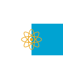 Bandera de  Kurchatov  Kursk oblast | Kurchatov, Kursk oblast, Russia | Флаг города Курчатов |  bandera horizontal | 2.16m² | 100x200cm 