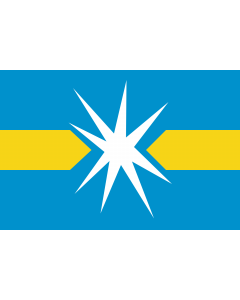 Flag: Linyevo, Novosibirsk Region, Russia |  landscape flag | 1.35m² | 14.5sqft | 90x150cm | 3x5ft 