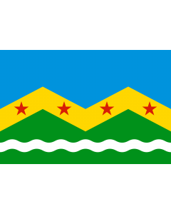 Flag: Marushkinskoe, Moscow, Russia |  landscape flag | 1.35m² | 14.5sqft | 90x150cm | 3x5ft 