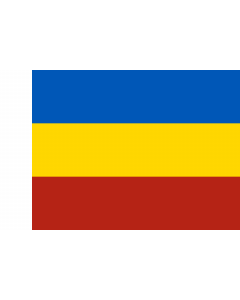Flag: Rostov Oblast | Сцяг Растоўскай вобласці | Прапор Ростовської області |  landscape flag | 2.16m² | 23sqft | 120x180cm | 4x6ft 