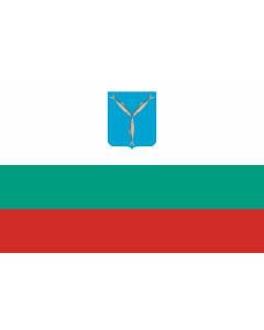 Flag: Saratov, Saratov oblast, Russia |  landscape flag | 1.35m² | 14.5sqft | 90x150cm | 3x5ft 