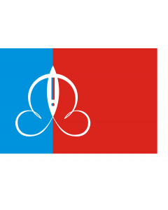 Flag: Shchyolkovsky District  Moscow oblast |  landscape flag | 2.16m² | 23sqft | 120x180cm | 4x6ft 