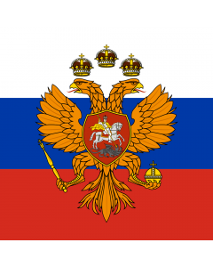 Flag: Tzar of Muscovia  approximately 1693 |  2.16m² | 23sqft | 150x150cm | 60x60inch 