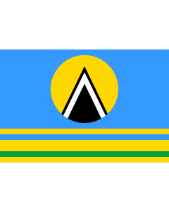 Bandera de  Ult-Yagun  Khanty-Mansia | Ult-Yagun rural settlement | Флаг сельского поселения Ульт-Ягун |  bandera horizontal | 2.16m² | 120x180cm 