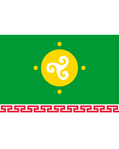Bandera de  Ust-Orda Buryat Autonomous Okrug  07-1997 |  bandera horizontal | 2.16m² | 120x180cm 