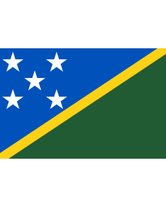 Flag: Solomon Islands |  landscape flag | 2.16m² | 23sqft | 120x180cm | 4x6ft 