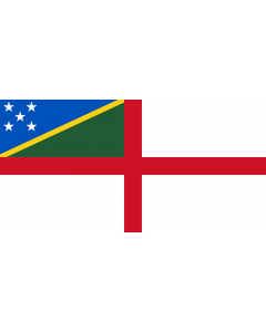 Drapeau: Naval Ensign of the Solomon Islands |  drapeau paysage | 2.16m² | 100x200cm 