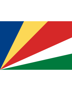 Flag: Seychelles |  landscape flag | 0.06m² | 0.65sqft | 20x30cm | 8x12in 