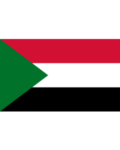 Table-Flag / Desk-Flag: Sudan 15x25cm