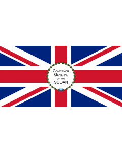 Bandera: Governor-General of the Anglo-Egyptian Sudan |  bandera paisaje | 2.16m² | 100x200cm 