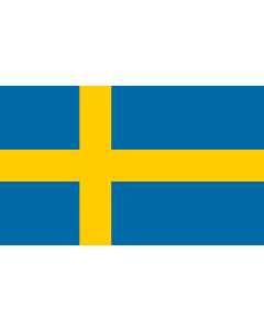 Flag: Sweden |  landscape flag | 2.4m² | 26sqft | 120x200cm | 4x7ft 