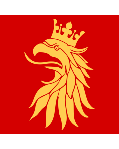 Flag: Skane County |  0.135m² | 1.5sqft | 35x35cm | 15x15inch 