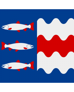 Flag: Västernorrland County |  2.16m² | 23sqft | 150x150cm | 60x60inch 