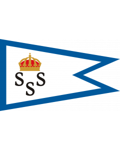 Flag: Burgee of KSSS members |  landscape flag | 2.16m² | 23sqft | 120x180cm | 4x6ft 