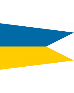 Flag: Forked broad pennant |  landscape flag | 1.35m² | 14.5sqft | 90x150cm | 3x5ft 