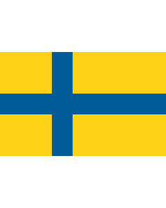 Flagge: XL Ostergotland | Swedish province Östergötland  |  Querformat Fahne | 2.16m² | 120x180cm 