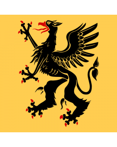 Flag: Södermanlands län vapenga |  1.35m² | 14.5sqft | 120x120cm | 45x45inch 