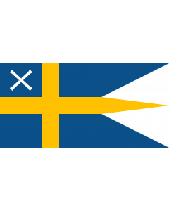Flag: Used by the Swedish Minister of Defence |  landscape flag | 2.16m² | 23sqft | 100x200cm | 40x80inch 