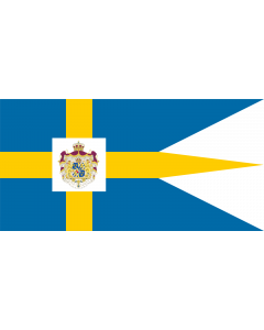 Flag: Sweden Royal flag |  landscape flag | 2.16m² | 23sqft | 100x200cm | 40x80inch 