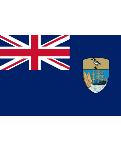 Bandiera: Saint Helena | Saint Helena, Ascension and Tristan da Cunha | Sainte-Hélène (territoire) | Santa Helena, A. y T. | St. Helena | Shan Héilin | Sen Helena |  bandiera paesaggio | 2.16m² | 120x180cm 