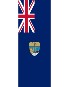 Drapeau: Sainte-Hélène (territoire) |  portrait flag | 6m² | 400x150cm 