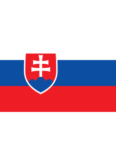 Flag: Slovakia |  landscape flag | 0.24m² | 2.5sqft | 40x60cm | 1.3x2foot 