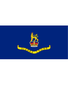Bandera de  Governor-General of Sierra Leone |  bandera horizontal | 1.35m² | 80x160cm 