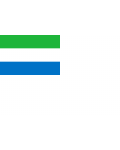 Drapeau: Naval Ensign of Sierra Leone |  drapeau paysage | 1.35m² | 90x150cm 