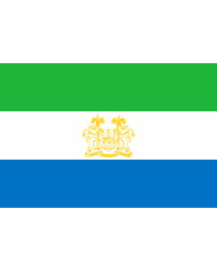 Drapeau: Standard of Ambassadors of Sierra Leone | Standard of ambassadors of Sierra Leone |  drapeau paysage | 1.35m² | 90x150cm 