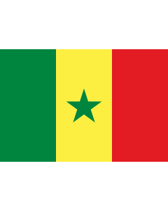 Flag: Senegal |  landscape flag | 0.135m² | 1.5sqft | 30x45cm | 1x1.5foot 